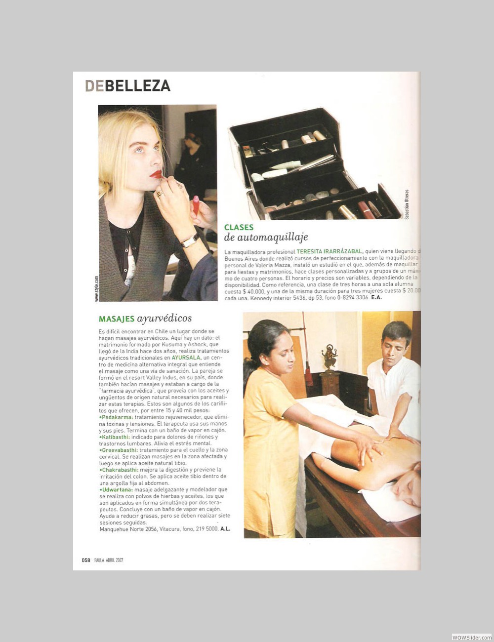 Revista Paula Abril 2007